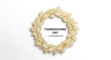 Fototapeta premium Happy Thanksgiving Day! 2025 thanksgiving