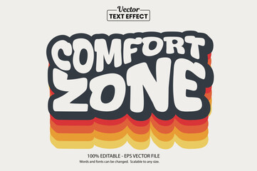 Retro vintage text effect, Editable text effect