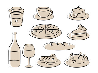 Bakery & Coffee Illustration
