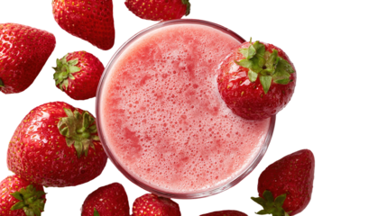 Strawberry isolated on white background