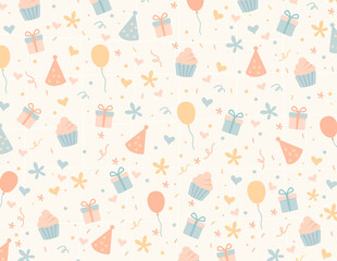 seamless birthday background