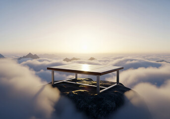 Podium Amongst the Clouds	