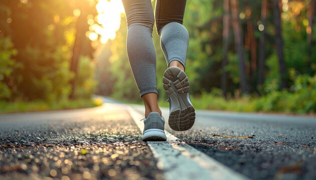 Running on Road. - Powered by Adobe