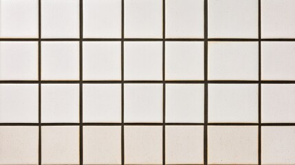 Elegant white ceramic tile surface adorned with crisp black linear patterns creating modern geometric design for interior decor.