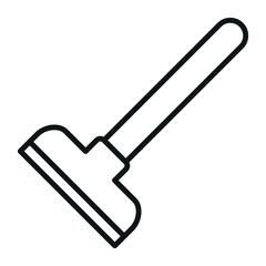 toilet plunger icon vector design template