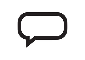 Naklejka premium Speech bubble icon, Speech bubble solid vector