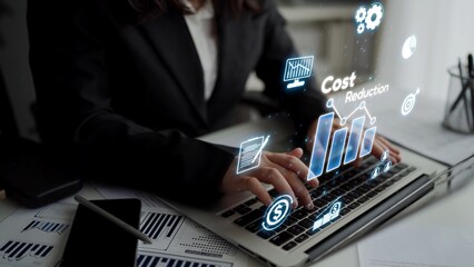 Cost reduction and cost saving through digital transformation, business cost optimization,...