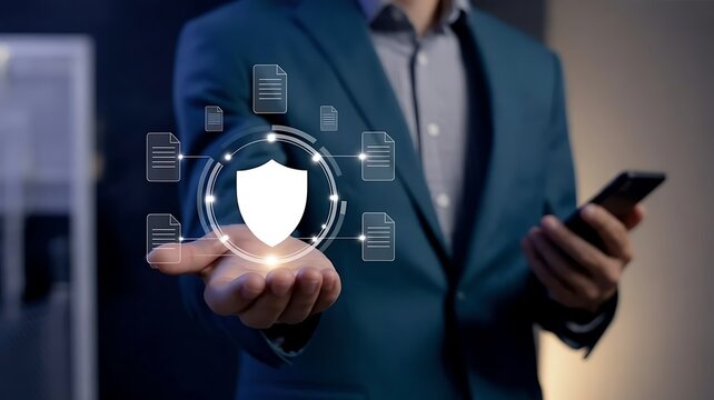 Cyber security concept, Login, User, identification information security and encryption, secure Internet access, cybersecurity, secure access to user's personal information. generative ai