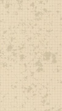 brown paper map texture vertical motion graphic video. Old page overlay effect background loop animation
