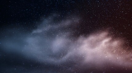 Fototapeta premium A vast cosmic nebula with swirling dust particles shimmering stars and vibrant colors in deep space