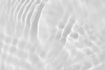 Abstract white transparent water shadow surface texture natural ripple background