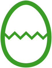 ひびの入った卵