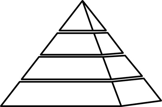 피라미드 흑백