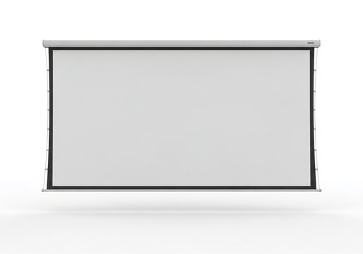 Seamlessly present your ideas on a crisp, modern retractable projection screen for impactful business meetings and engaging educational sessions.