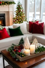 christmas decoration with christmas decorations