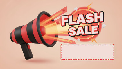 Obraz premium Black friday sale shopping flash deal banner excitement