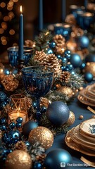 christmas decoration with candles