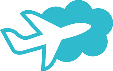 구름 속 비행기