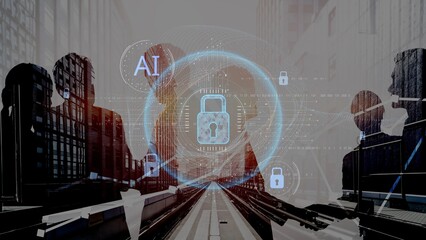 AI cyber security system using biometric authentication and privacy control. Cyber security...