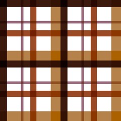 Plaid Light Brown Seamless Design -Seamless Fall Pattern - Iconic Plaid Brown Fall Pattern Seamless 
