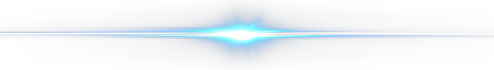 Dynamic blue lens flare effect
