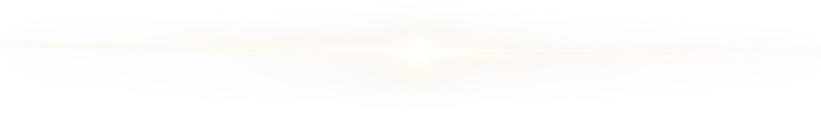 Horizontal lens flare overlay
