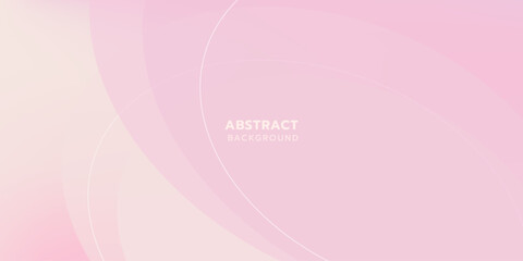 Elegant modern backdrop. Soft pink abstract background with smooth curves and gradient shades. Minimal pastel design ideal for presentations, banners, posters, or website templates.