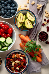 Healthy snack concept. Healthy lifestyle.