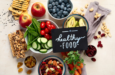 Healthy snack concept. Healthy lifestyle.