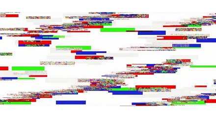 Digital glitch noise pattern red green blue