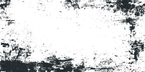 This high resolution abstract texture features dynamic black ink splatters and distressed grunge effects on a clean white background.