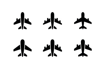 Minimal Airplane Icon Design
