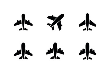 Clean Airplane Line Art