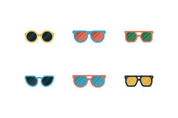 Trendy Sunglasses Icon Design