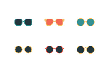 Minimal Sunglasses Icon Shape