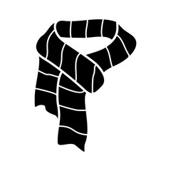 Scarf Icon Black