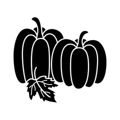 Pumpkin Icon Black