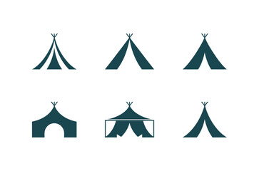 Tour Tent Icon Illustration