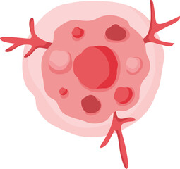 illustration of cancer cell