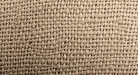 Textured natural fiber fabric with rustic weave pattern provides an earthy background