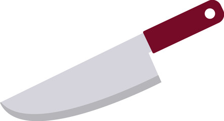 Kitchen Knife Simple Vector Illustration