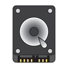 Fototapeta premium Computer Hard Drive Icon