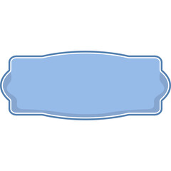 Cute Horizontal Text Box Illustration