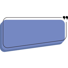 Cute Horizontal Text Box Illustration