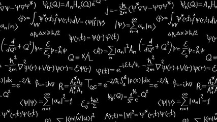Physics formulas background loop - Powered by Adobe