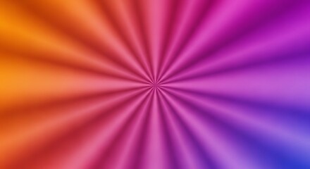 Fototapeta premium Vibrant Radial Gradient Burst A Mesmerizing Spectrum of Color