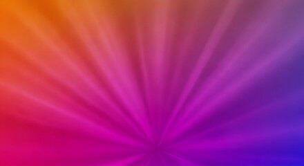 Fototapeta premium Colorful Rays of Light Background Orange, Pink, and Purple Radial Burst - Abstract Design Element
