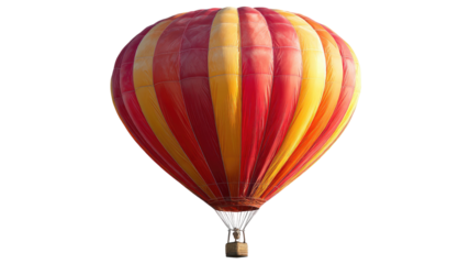 hot air balloon isolated on white background