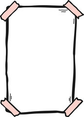 Hand-drawn Sticky Notes Illustration