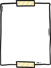 Hand-drawn Sticky Notes Illustration